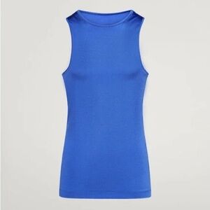 NEW Wolford Workout Tank Top Dazzling Blue